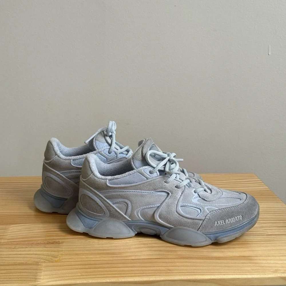 AXEL ARIGATO Light Blue Suede Sneakers - Picture 7 of 7